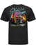 2026 San Diego Weekend Neon Racing T-Shirt  in Black - Back view