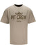 San Diego Pit Crew Military T-Shirt in Brown - Front View