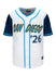 2026 San Diego Weekend Baseball Jersey In White & Blue - Front View