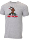 2026 Youth San Diego Weekend AHead Bear T-Shirt in Grey - Front View