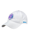 Ladies San Diego Weekend Iridescent Hat  in White - Front Left View