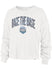 Ladies San Diego '47 Brand Parkway Crewneck Sweatshirt In White - Front View