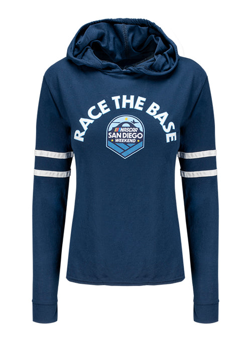 Ladies San Diego Concepts Sports Marathon Long Sleeve Hooded Top