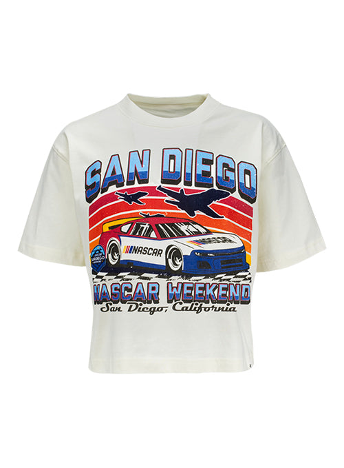 Ladies San Diego 47 Brand Reed City Car and Jet Tee