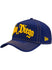San Diego Weekend Regal Script Hat by New Era in Navy - Front Left View