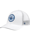 San Diego Weekend Naval Base Coronado Trucker Hat in White - Front left view