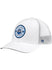 San Diego Weekend Naval Base Coronado Trucker Hat in White - Front left view
