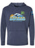 2026 San Diego Weekend Tidal Wave Hoodie in Blue - Front View