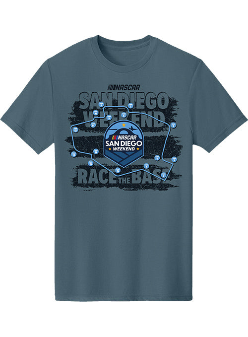 San Diego Weekend Track Outline T-Shirt