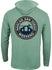 2026 San Diego Weekend AHead Hoodie in Green - Back View