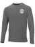 Men's San Diego Weekend Race the Base AHead Long Sleeve Tee in Grey - Front view