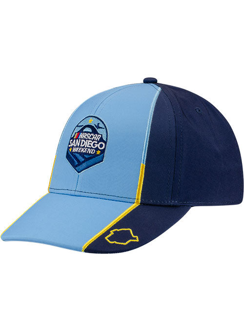 San Diego Weekend Youth Racer Hat in Blue - Front Left view