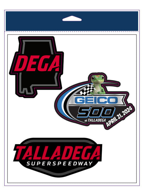 2024 Geico 500 3 Pack Decal