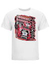 2023 Geico 500 Starting Lineup T-Shirt in White - Front View