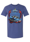 2024 Talladega Past Champs T-Shirt in Blue - Front View