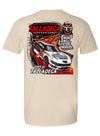 2024 Talladega Event T-Shirt in Tan - Back View