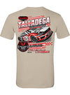2026 Talladega Superspeedway Event T-Shirt in Brown - Back View
