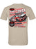 2026 Talladega Superspeedway Event T-Shirt in Brown - Back View