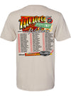 2026 Talladega Superspeedway Past Champions T-Shirt in Brown - Back view