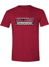 2026 Talladega Superspeedway Triple Header T-Shirt in Red - Front View