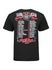 2026 Talladega Superspeedway Starting Lineup T-Shirt in Black - Back View