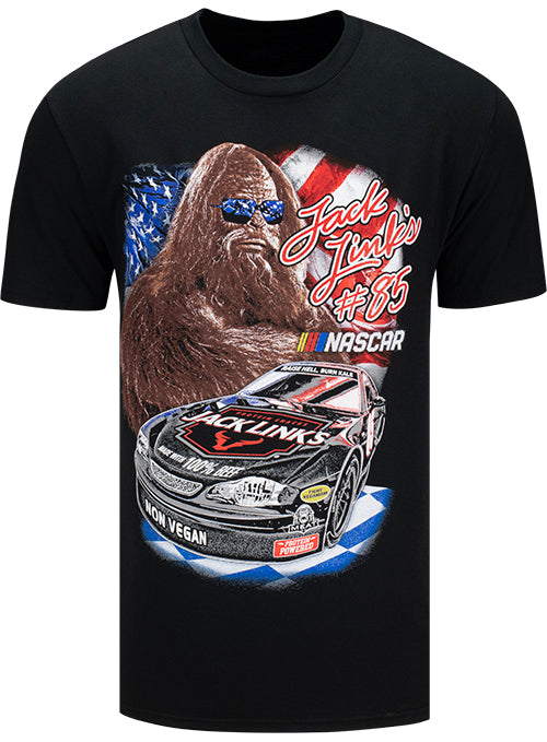 Talladega Superspeedway Jack Link's T-Shirt In Black - Front View