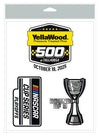 2025 YellaWood 500 3 Pack Decal