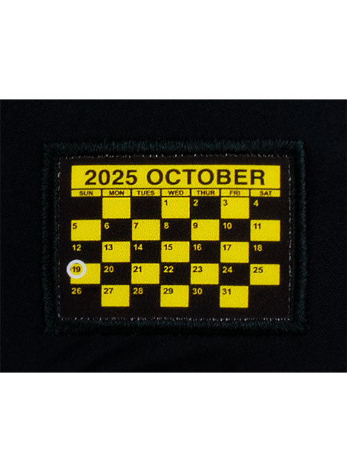 2025 YellaWood 500 Limited Edition Hat - Zoomed in Calendar Patch View