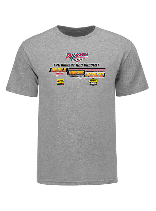 2023 Talladega Double Header T-shirt in Grey - Front View