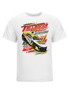 2023 YellaWood 500 Starting Line-Up Tee in White - Front View