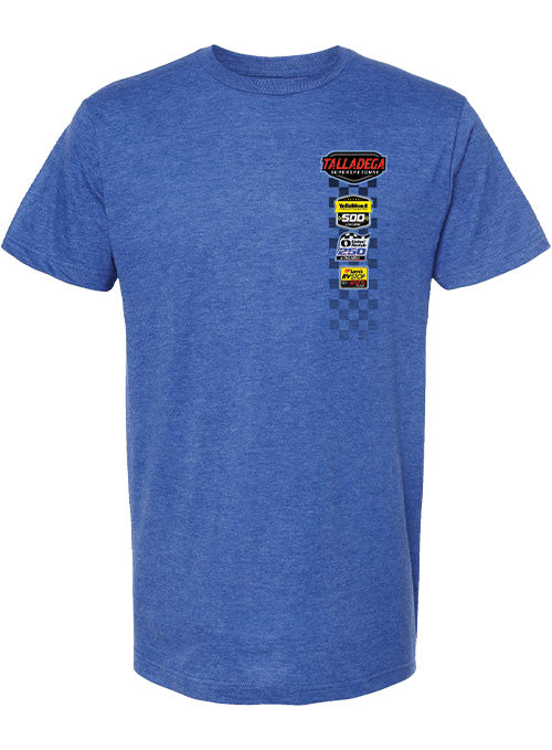 Talladega Superspeedway 2025 Triple Header T-Shirt - Front View
