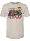 2026 Talladega Superspeedway Event T-shirt in Tan - Front View