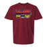 2026 Talladega Superspeedway Triple Header Weekend T-Shirt in Red - Front View
