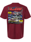 2026 Talladega Superspeedway Triple Header Weekend T-Shirt in Red - Back View