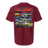 2026 Talladega Superspeedway Triple Header Weekend T-Shirt in Red - Back View