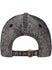 Ladies Talladega SuperSpeedway Black Denim Washed Hat in black - back view