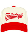 Ladies Talladega SuperSpeedway Tailsweep Hat in White - Front View