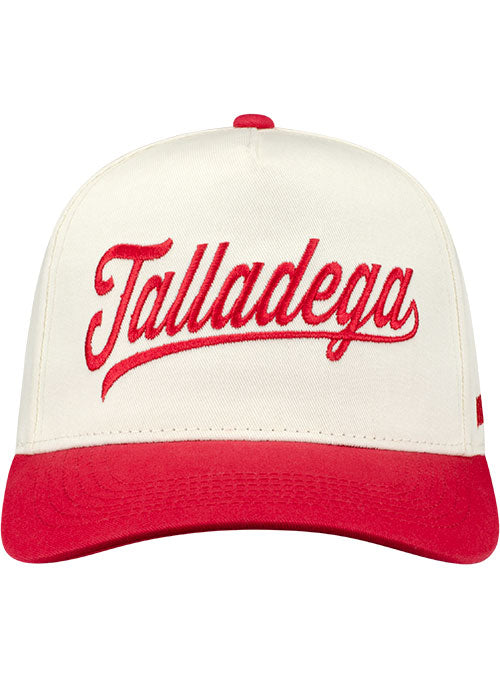 Ladies Talladega SuperSpeedway Tailsweep Hat in White - Front View