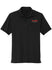 Talladega Superspeedway Logo Drop Polo in Black - Front view