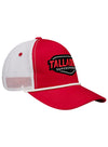 Talladega Rope Hat in Red and White - Angled Right Side View