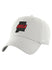 Talladega "Dega" '47 Clean Up Hat in White - Angled Left Side View