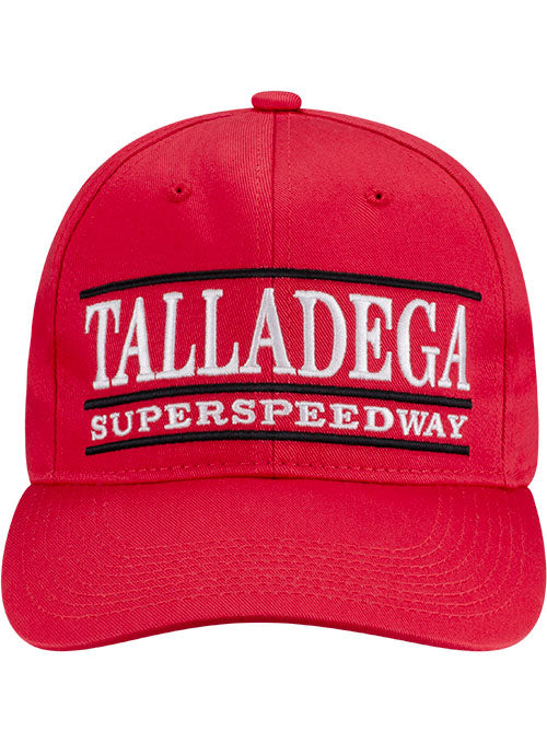 Talladega Superspeedway Collegiate Stripe Track Hat - Front View