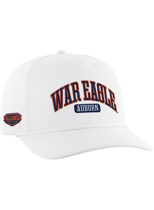 Talladega Superspeedway '47 War Eagle Hat in White - Front Right View