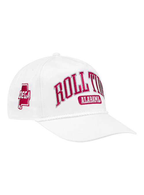 Talladega Superspeedway '47 Roll Tide Hat in White - Front Right View