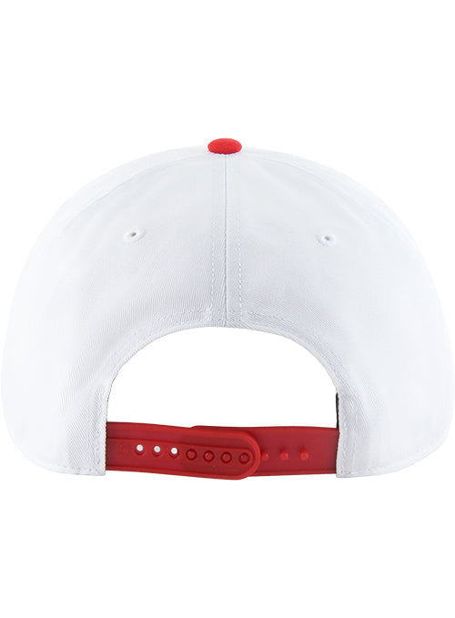 Talladega Superspeedway '47 Hitch Hat In White & Red - Back View
