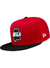 Talladega Superspeedway Hat by New Era in Red - Front left View