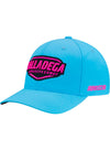Talladega Superspeedway Neon Flatbill Hat in Blue - Front Left view