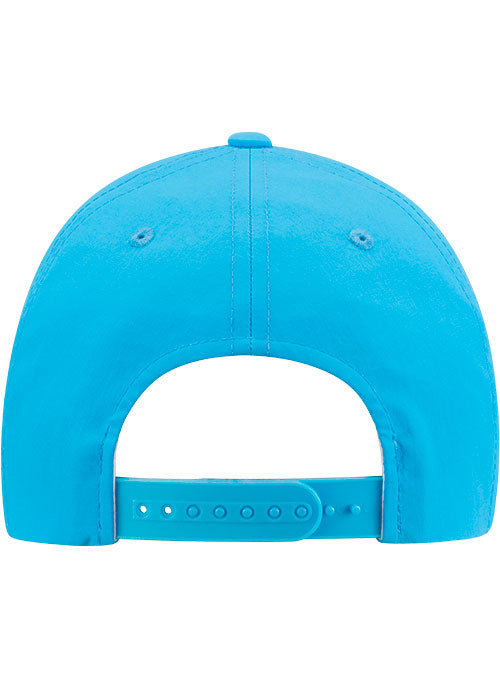 Talladega Superspeedway Neon Flatbill Hat in Blue - Back view