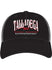 Talladega Superspeedway Domestic Arid Trucker Hat by '47 Brand In Black - Front View Mockup
