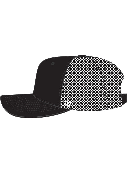 Talladega Superspeedway Domestic Arid Trucker Hat by '47 Brand In Black - Left Side View Mockup